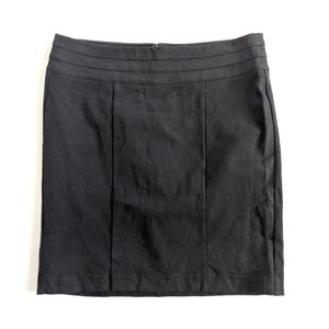 CAbi Ponte Basic Black Knit Pencil Skirt, 10